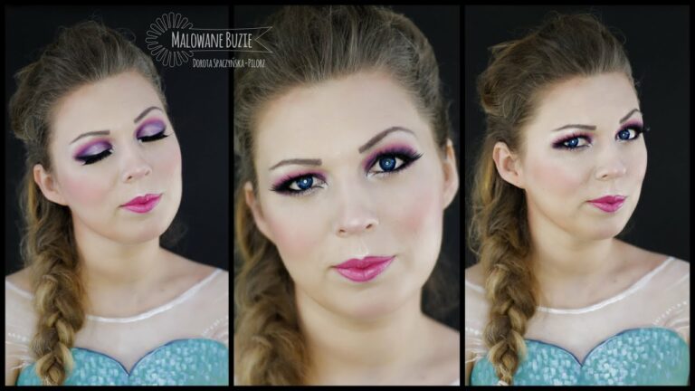 Makijaż Elsy/ Elsa make up TUTORIAL/ ubrania namalowane!