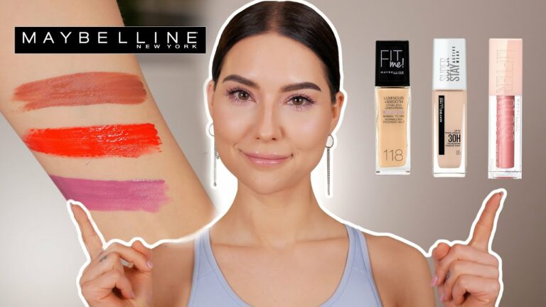 Makijaż nowościami z MAYBELLINE ? // FitMe Luminous / Lifter Gloss / nowe kredki do brwi //