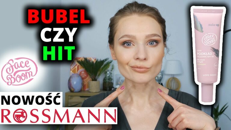 NOWOŚĆ ROSSMANN ? Podkład FACEBOOM ? Naturalny Lekki Nawilżający Krem BB ? ? Makijaż i TEST ? WARTO?