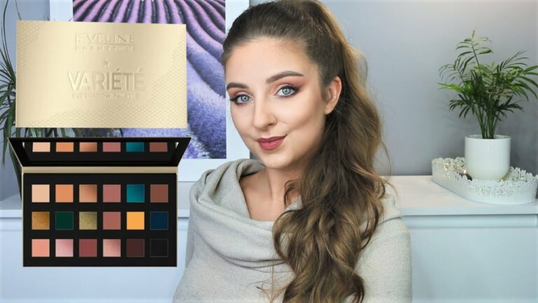 ⭐PALETA VARIETE EVELINE COSMETICS⭐SWATCHE I KILKA POMYSŁÓW NA MAKIJAŻ⭐