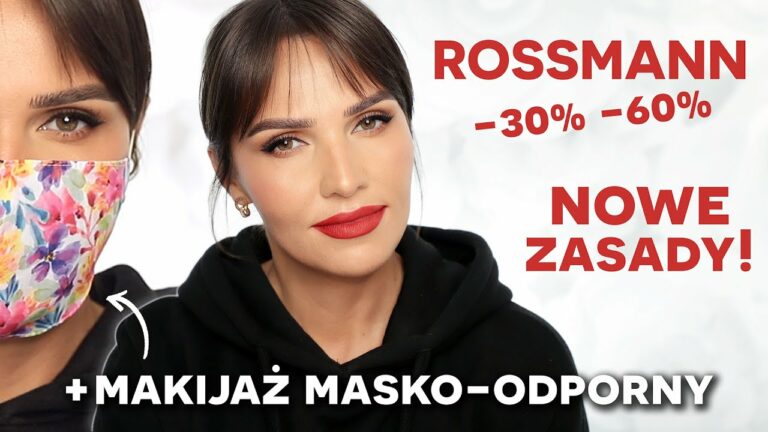 ? PROMOCJA W ROSSMANNIE! + Drogeryjny Makijaż Maseczko-Odporny ?