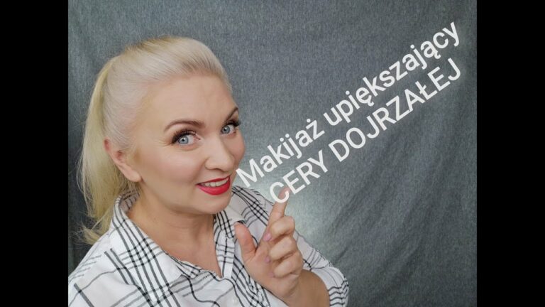 PROSTY świeży makijaż krok po kroku dla cery DOJRZAŁEJ, Makijaż upiększający 40+