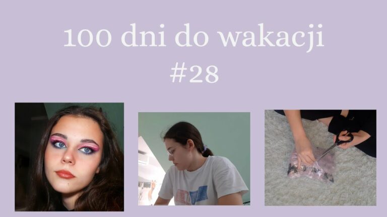 #28♦️vlog♦️lekcje, paczka, makijaż♦️100 dni do wakacji