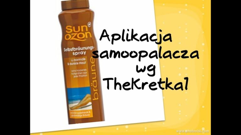 Aplikacja samoopalacza wg TheKretka1 / Sun Ozon