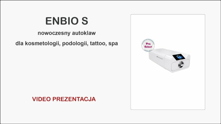 Autoklaw ENBIO S stworzony dla kosmetologii podologii tattoo spa