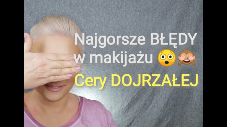 Błędy w makijażu cery DOJRZAŁEJ i nie tylko… UWAGA dla osób o mocnych nerwach ;-) ..