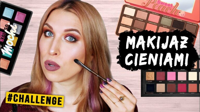 ♦ CHALLENGE: Cały makijaż tylko cieniami do oczu! ♦ Agnieszka Grzelak Beauty