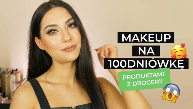 ? DROGERYJNY MAKIJAŻ NA 100dniówkę ? // TYLKO TANIE PEREŁKI ✨