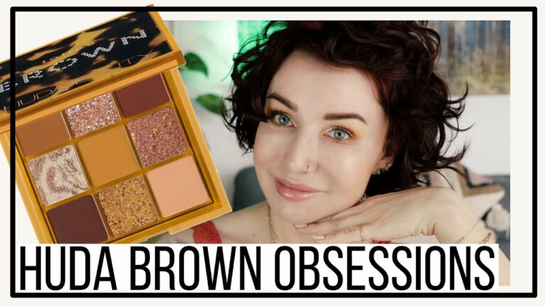 HUDA BEAUTY – BROWN OBSESSIONS – TOFFEE CZYLI PROSTY MAKIJAŻ NA CODZIEŃ