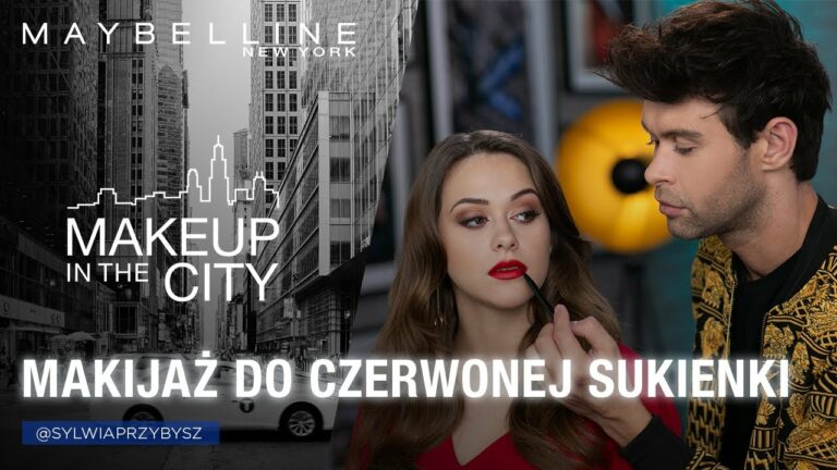 Jaki makijaż do czerwonej sukienki? #SylwiaPrzybysz – Make Up In The City #136 | Maybelline New York