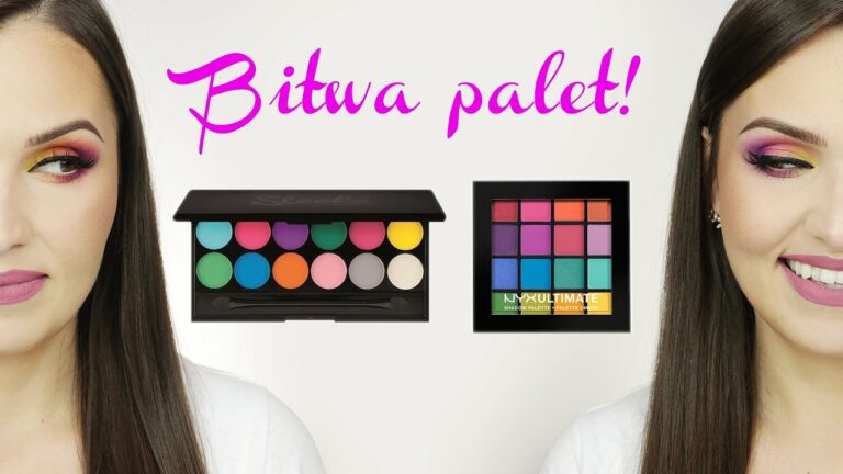 ▶ KOLOROWY MAKIJAŻ I BITWA PALET | NYX vs Sleek ◀