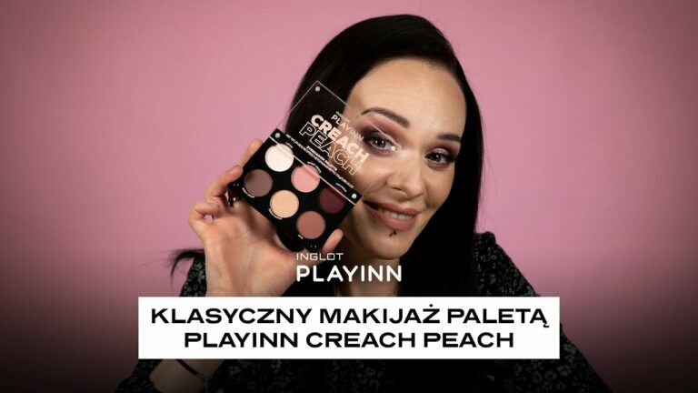 ? Klasyczny makijaż paletą PLAYINN Creach Peach | INGLOT | Monika