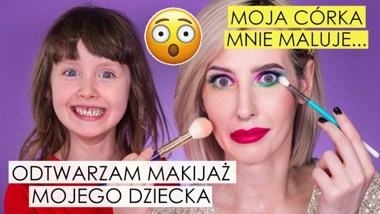 MOJA CÓRKA MNIE MALUJE, A JA ODTWARZAM JEJ MAKIJAŻ!?- #zostanwdomu i podejmij wyzwanie❤️