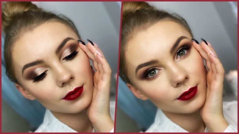 Makijaż FULL GLAM na ŚWIĘTA tanimi kosmetykami! ⛄️? | Lastdream