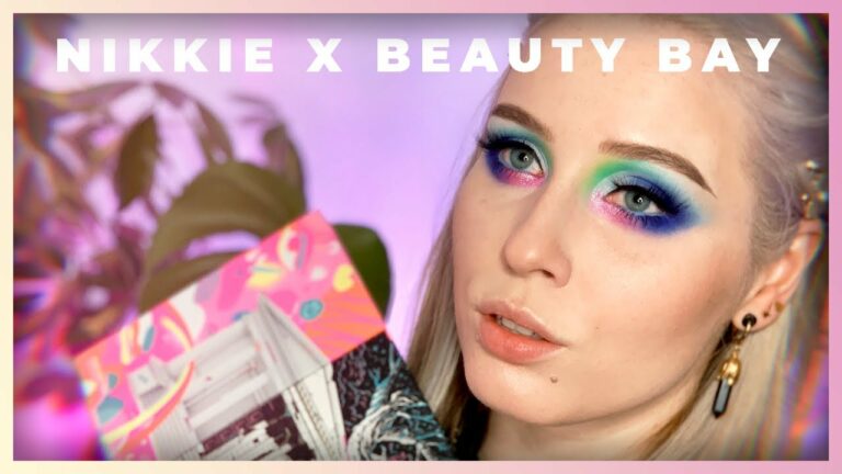 ?? Nikkie x Beauty Bay makijaż kolorowy oka krok po kroku