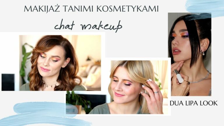 ODTWARZAMY MAKIJAŻ: DUA LIPA LOOK | TYLKO TANIE KOSMETYKI | chat makeup MarKa