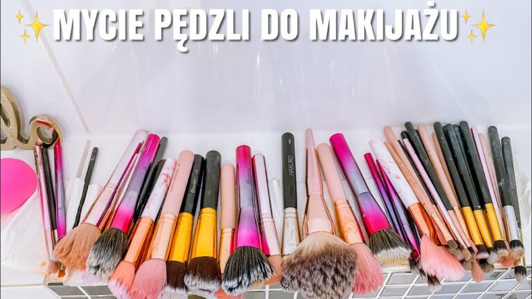 ORGANIZACJA I MYCIE PĘDZLI DO MAKIJAŻU