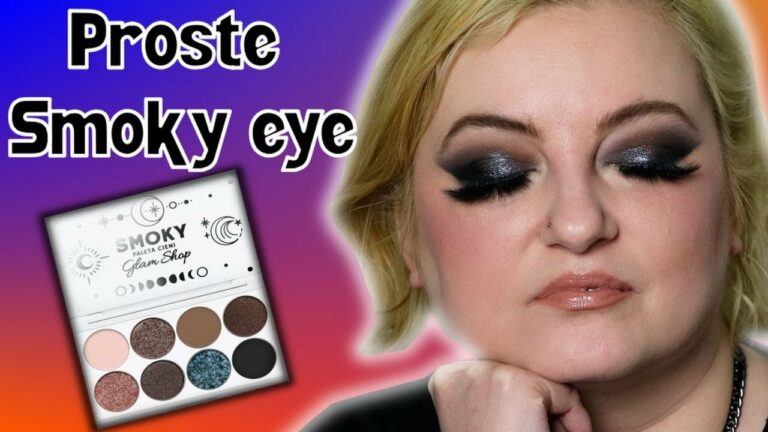 Proste Smoky Eye | Makijaż wieczorowo – czarny z użyciem palety Smoky z Glam Shop