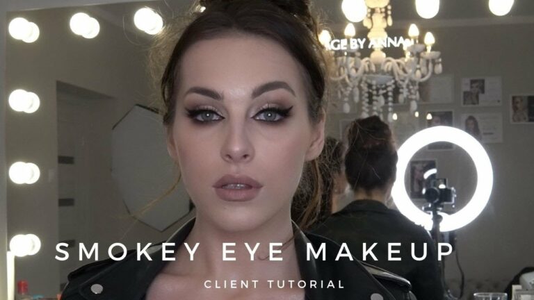 SMOKEY EYE MAKEUP TUTORIAL ON CLIENT/ MAKIJAŻ SMOKEY EYES NA KLIENTCE