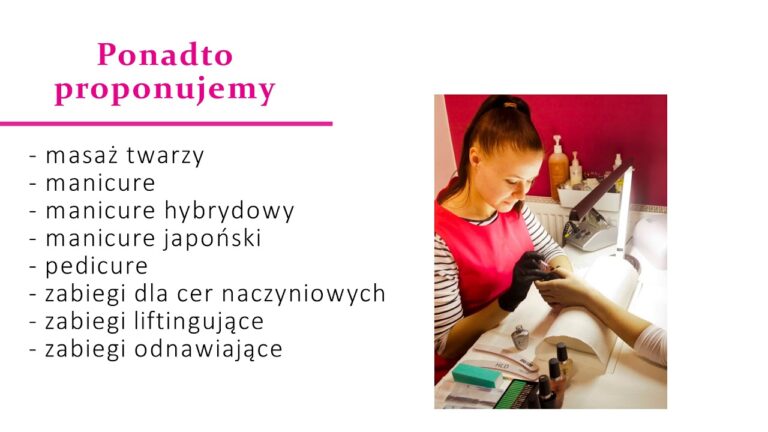 Salon kosmetyczny zabiegi na twarz manicure hybrydowy Kraków Babski Klimat