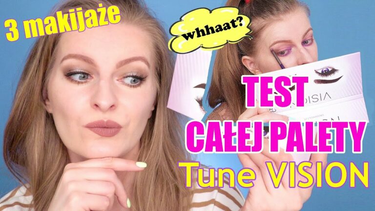 ? TEST CAŁEJ PALETY VISION OD TUNE COSMETICS ? 3 MAKIJAŻE ? HIT CZY KIT?