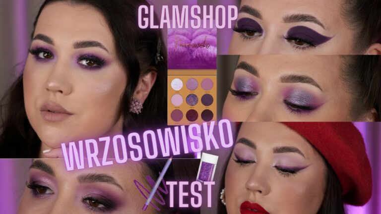 TEST || WRZOSOWISKO | Glamshop | testuje CAŁĄ mini kolekcje | 5 MAKIJAŻY |