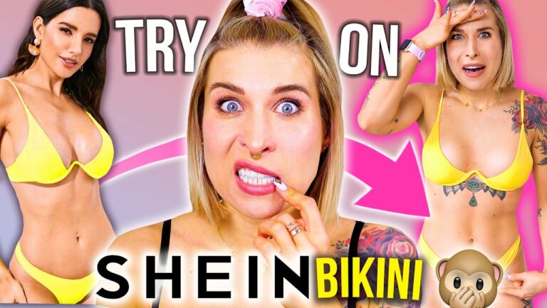 TRY ON HAUL zakupowy BIKINI z SHEIN! ? WTF? Mierzymy kostiumy kąpielowe | Agnieszka Grzelak Vlog