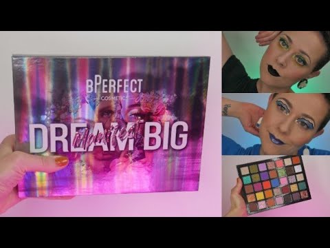 ♥️Test palety Bperfect Dream Big Manifest♥️5 makijaży♥️?| Creepy in Pink