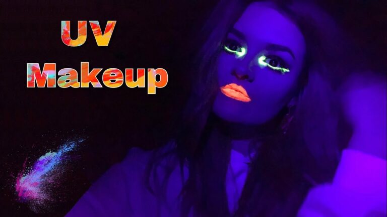 ❤️ ZROBIŁAM  MAKIJAŻ KTÓRY ŚWIECI W CIEMNOŚCI ! ?  | UV NEON MAKEUP | GRWM 2019