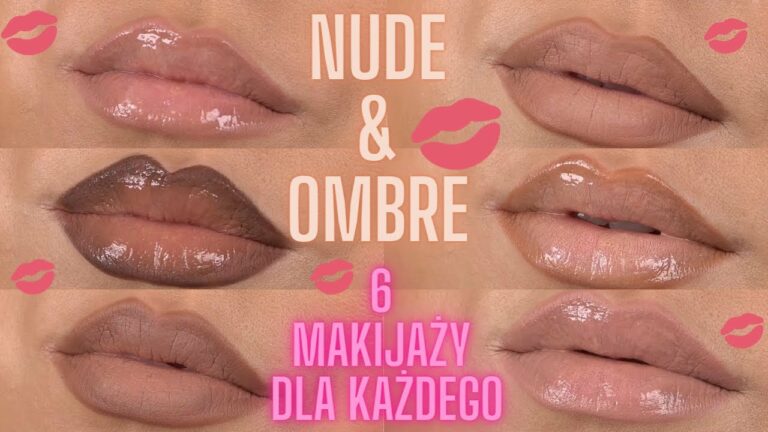 6 makijaży USTA NUDE & OMBRE |   Moje ulubione KONTURÓWKI i Produkty do UST ? KKW , Pierre rene ,NYX