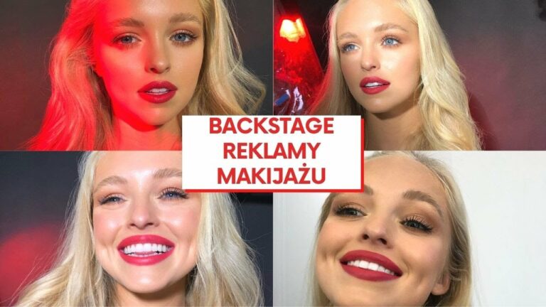 BACKSTAGE REKLAMY MAKIJAŻU: KLAUDIA JOZWIAK ROBI MI MAKIJAŻ