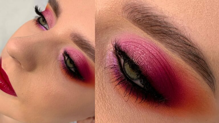 BARBIE PINK MAKEUP Różowy makijaż paletą BPerfect Carnival Love Tahiti