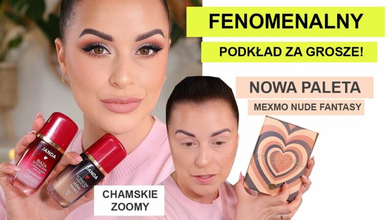 CUDOWNE ODKRYCIE PODKŁAD Z DROGERII ZA GROSZE oraz Nowa NUDZIAKOWA PALETA CIENI znanej Influenserki