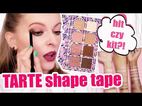 DOBRA I TANIA PALETA TARTE? 2 MAKIJAŻE PALETĄ TARTE SHAPE TAPE test WSZYSTKICH cieni!