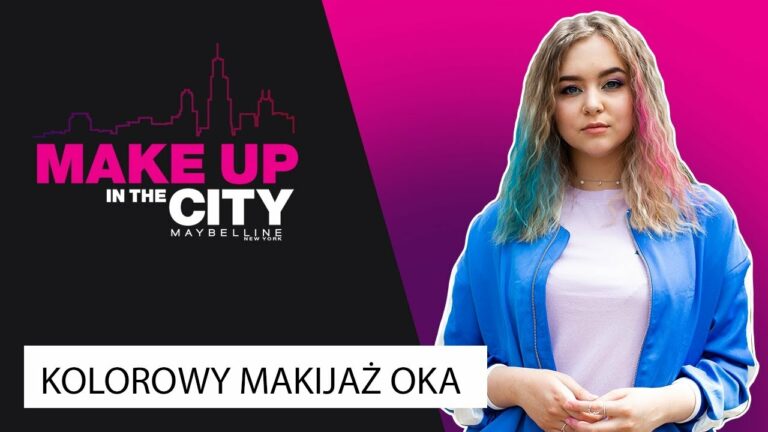 Kolorowy makijaż oka z Magdaleną Pazią – Make up in the city #67 |Maybelline New York