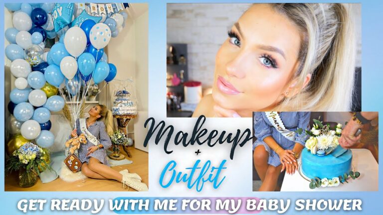 ✨MAKIJAŻ I OUTFIT✨Get Ready With Me For My Baby Shower