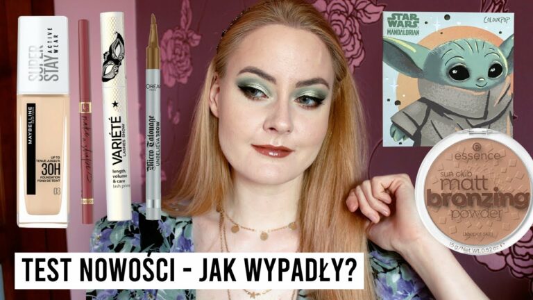 MAKIJAŻ NOWOŚCIAMI z podkładem Maybelline SuperStay Active Wear | Cera tłusta