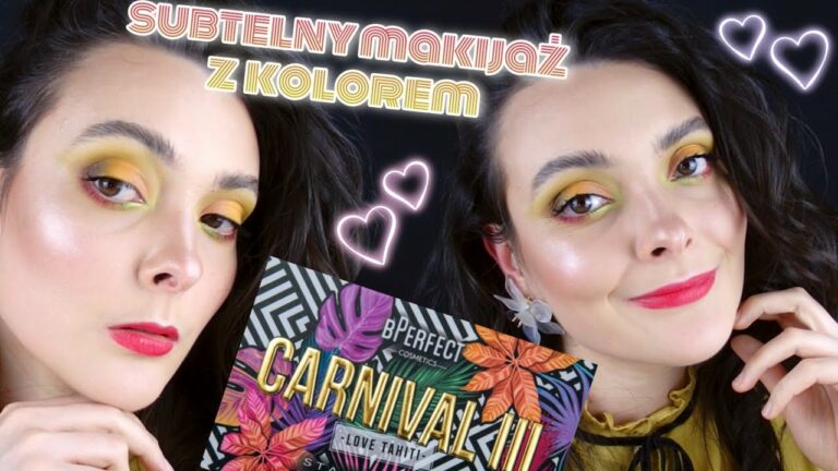 Makijaż na randkę paletą CARNIVAL III LOVE TAHITI MetyloEtylo Makeup