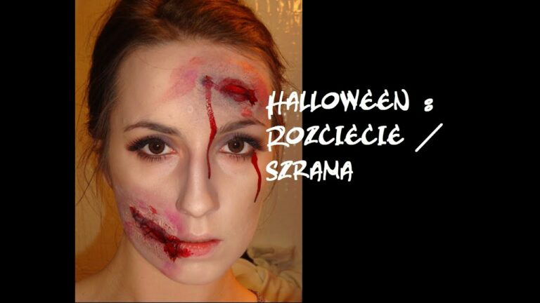 Makijaż zombie: Rana rozcięcie / szrama Halloween     millionail03