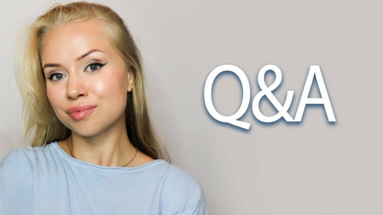 Pierwsze Q&A na kanale; makijaż / dieta / praca