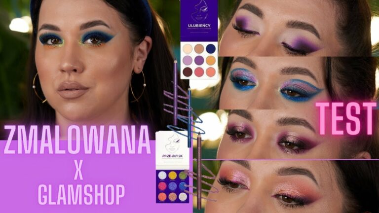 TEST | ZMALOWANA x GLAMSHOP | 5 MAKIJAŻY | CAŁA KOLEKCJA | CZY WARTO ?