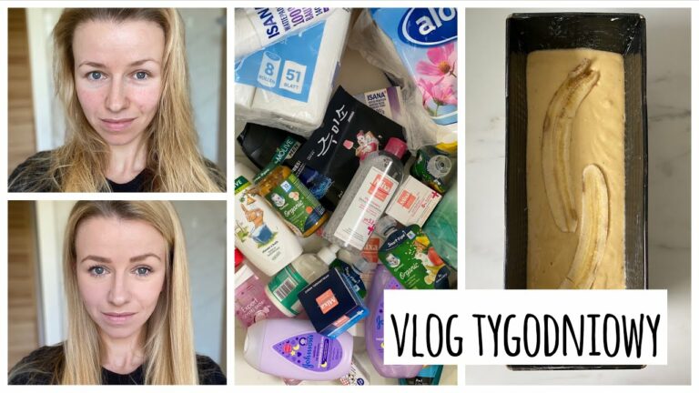 VLOG 4 – makijaż dzienny w 5 min, szybki chlebek bananowy, Rossmann haul