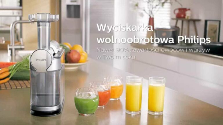 Wyciskarka Philips Avance – wyciska do 90% zawartości owoców