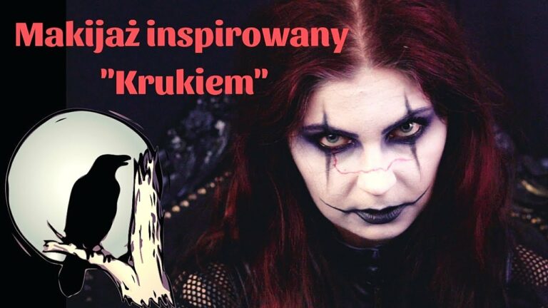 makijaż inspirowany KRUKIEM the crow makeup ikoniczny look SERIA KRUK