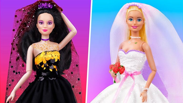 12 Pomysłów DIY dla Lalek Barbie/ Pomysły na Ślub Lalek