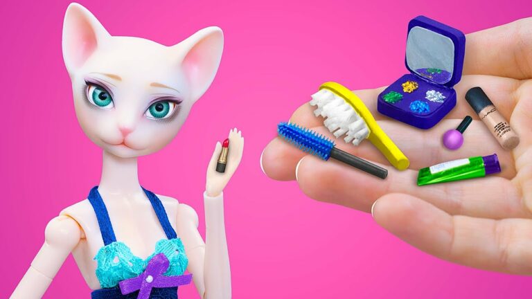 18 Mini Pomysłów DIY dla Barbie/ Kosmetyki dla Lalek