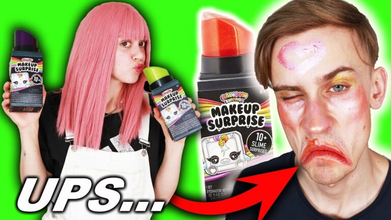 MALUJE SWOJEGO CHŁOPAKA ? Makeup Surprise?Poopsie Slime DIY Rainbow Surprise