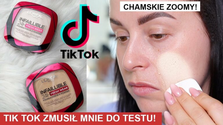 NIESAMOWITY PUDER Z TIK TOKA LOREAL INFAILLIBLE FRESH WEAR   czy okaże się Hitem czy Tanią Reklam