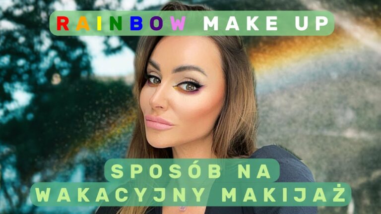 Rainbow MakeUp · Kolorowa Kreska · Makijaż Idealny Na Lato · Creo Academy Agnieszka Szeremeta