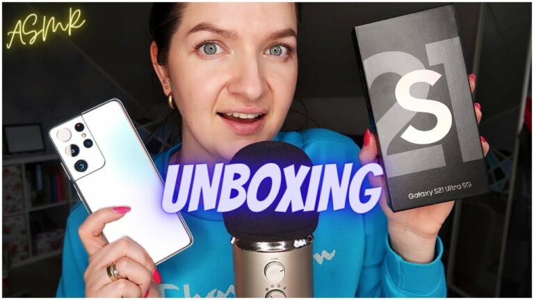 UNBOXING Samsung S21 Ultra 5G • Tapping Scratching/Drapanie Stukanie • Nowy Telefon • ASMR Po Polsku